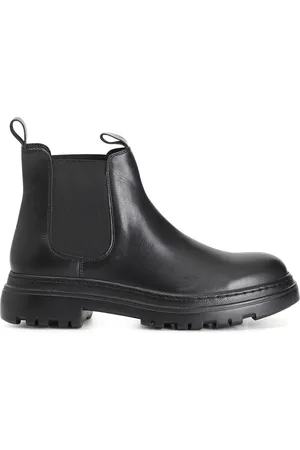 CAFèNOIR Tronchetto uomo in pelle con elastici