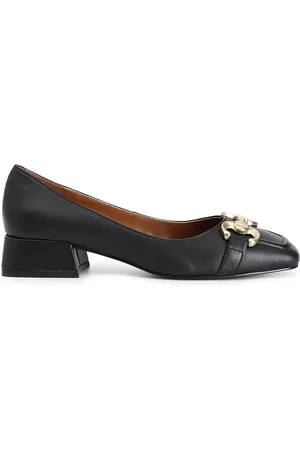 CAFèNOIR Ballerina in pelle con morsetto