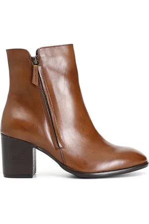 CAFèNOIR Tronchetto donna in pelle con cerniera
