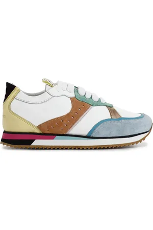 CAFèNOIR Sneakers in pelle multicolore con suola running