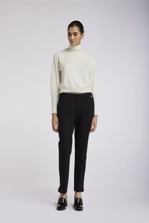 CAFèNOIR Pantalone slim con vita elasticata