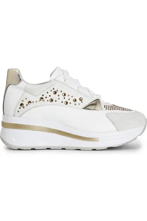 CAFèNOIR Sneakers in pelle e strass