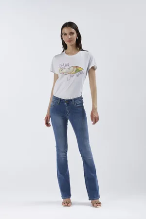 CAFèNOIR Jeans denim flare super stretch