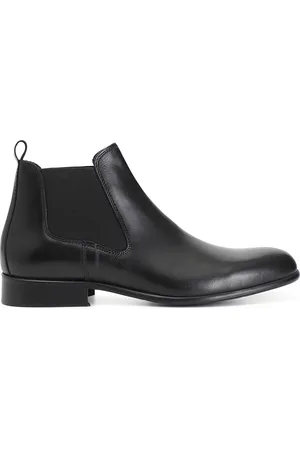 CAFèNOIR Tronchetto uomo in pelle con elastici
