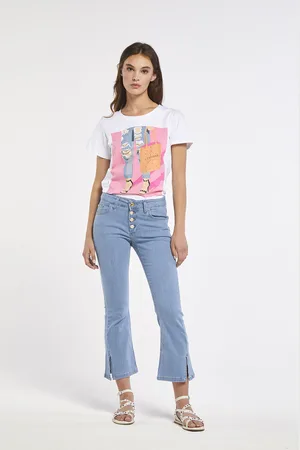 CAFèNOIR Jeans virna cropped flare