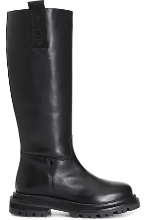 CAFèNOIR Stivale in pelle con cerniera