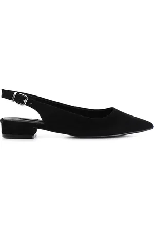 CAFèNOIR Ballerine in camoscio aperte sul dietro