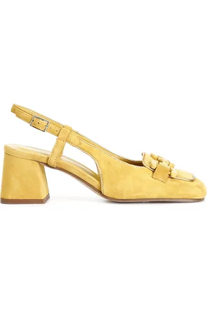 CAFèNOIR Scarpe aperte sul retro in pelle scamosciata con morsetto