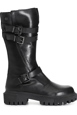 CAFèNOIR Stivale donna in pelle con fibbie
