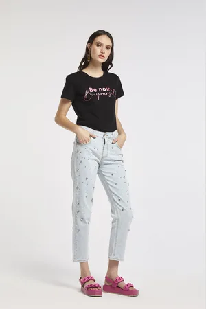 CAFèNOIR Jeans regular in tela comfort