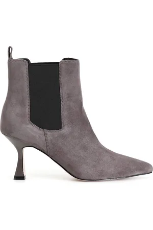 CAFèNOIR Tronchetto donna in pelle scamosciata con elastici