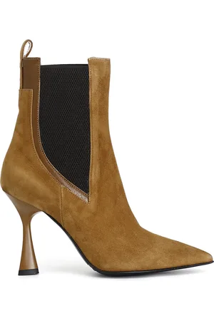 CAFèNOIR Tronchetto donna in pelle scamosciata con elastico