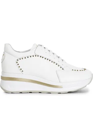 CAFèNOIR Sneakers in pelle con borchie