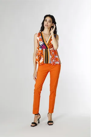 CAFèNOIR Blusa smanicata stampa