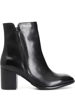 CAFèNOIR Tronchetto donna in pelle con cerniera