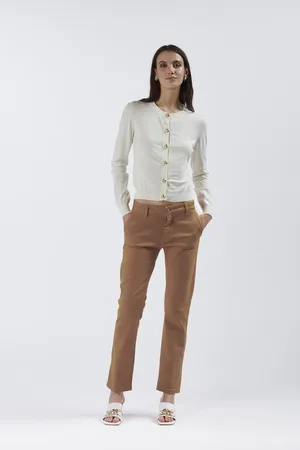 CAFèNOIR Pantaloni slim in bull denim