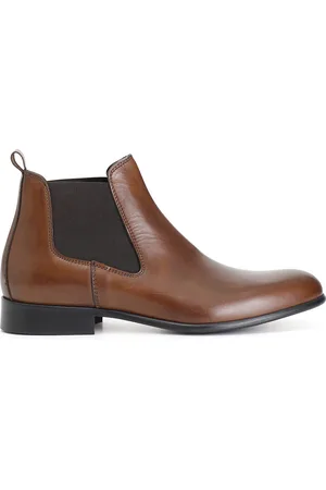 CAFèNOIR Tronchetto uomo in pelle con elastici