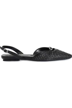 CAFèNOIR Slingback in paglia intrecciata
