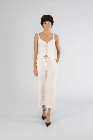 CAFèNOIR Pantaloni gamba dritta mistolino