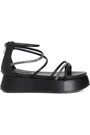 CAFèNOIR Sandali asimmetrico con mignons