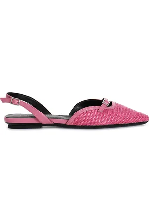 CAFèNOIR Slingback in paglia intrecciata