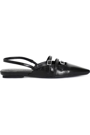 CAFèNOIR Slingback in pelle con cinturini