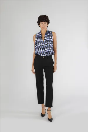 CAFèNOIR Pantaloni sigaretta gamba dritta