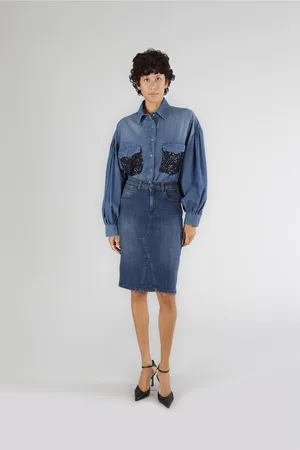 CAFèNOIR Gonna in denim