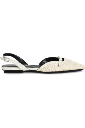CAFèNOIR Slingback in paglia intrecciata