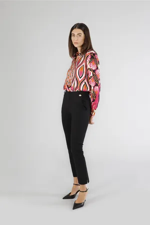 CAFèNOIR Pantaloni chino tessuto superstretch