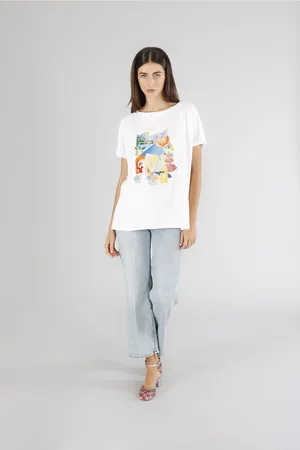 CAFèNOIR T-shirt oversize postacard