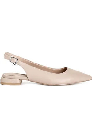 CAFèNOIR Ballerine in pelle con laccio dietro