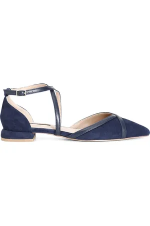 CAFèNOIR Ballerine in camoscio con incrocio