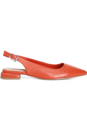 CAFèNOIR Ballerine in pelle con laccio dietro