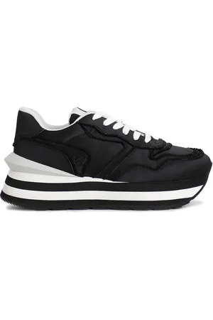 CAFèNOIR Sneakers in tessuto sfrangiata