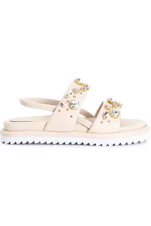 CAFèNOIR Sandali frate con strass