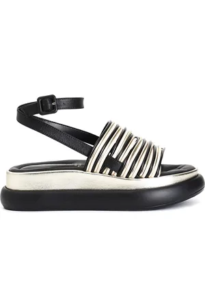 CAFèNOIR Sandali in pelle multilistini