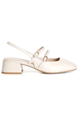 CAFèNOIR Slingback in nappa due fibbie laccio dietro