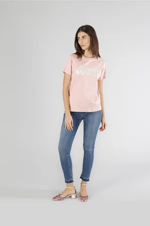 CAFèNOIR T-shirt con scritta "bella in estate"
