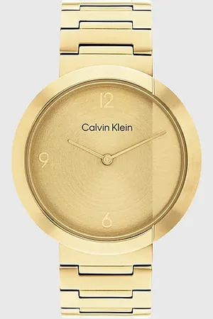 Calvin Klein Orologio con cinturino con lunetta divisa