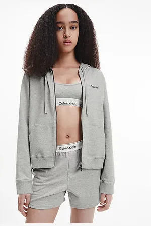 Calvin Klein Lounge Zip Up Hoodie - Modern Cotton - - - Women - XS