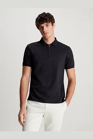 Calvin Klein Polo con collo con zip