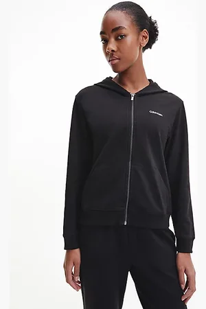 Calvin Klein Lounge Zip Up Hoodie - Modern Cotton - - - Women - S
