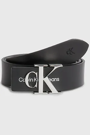 Calvin Klein Leather Logo Belt - - - Women - 75 cm