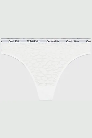 Calvin Klein Perizoma con sgambatura alta in pizzo