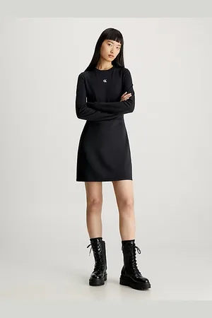 Calvin Klein Abito in jersey Milano a manica lunga