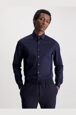 Calvin Klein Camicia formale in popeline slim