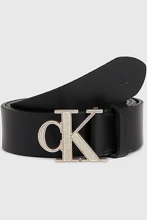 Calvin Klein Cintura in pelle con logo