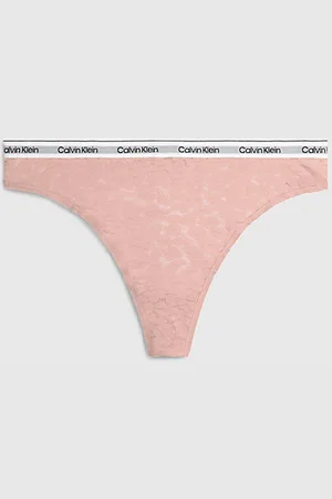 Calvin Klein Perizoma con sgambatura alta in pizzo