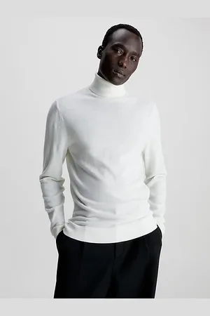 Calvin Klein Maglione a collo alto in lana merino